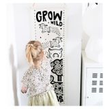 Wee Gallery Growing Wild Textile Growth Chart Farm