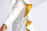 Motoreta AW17 Lyra Dress White with Golden Dots