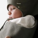 Gray Label SS20 Baby Hat with Strings Grey Melange
