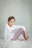 Amiki Pyjamas Henry White with Stripes