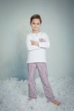 Amiki Pyjamas Henry White with Stripes