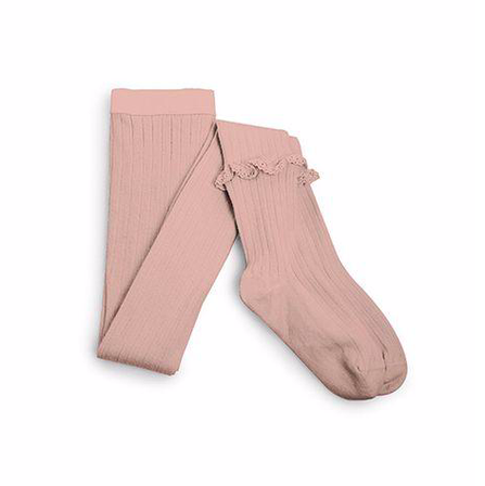 Collegién AW19 Baby Tights Powder Pink with Ruffles