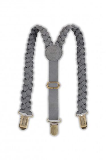 Donsje Leather Braces Suspender grey