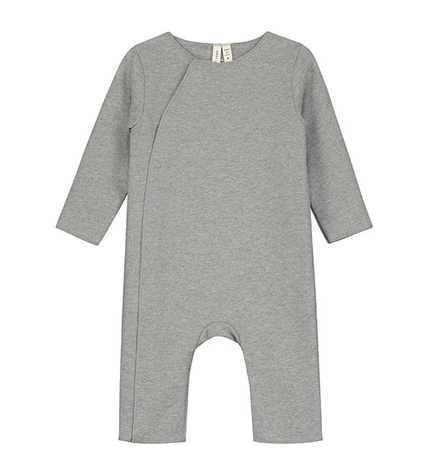 Gray Label SS19 Baby Suit with Snaps Grey