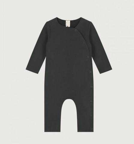 Gray Label AW21 Baby Suit with Snaps Nearly Black
