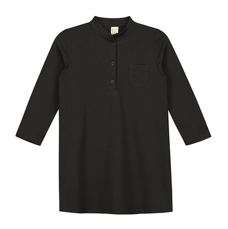 Gray Label SS18 3/4 Long Beach Shirt Nearly Black