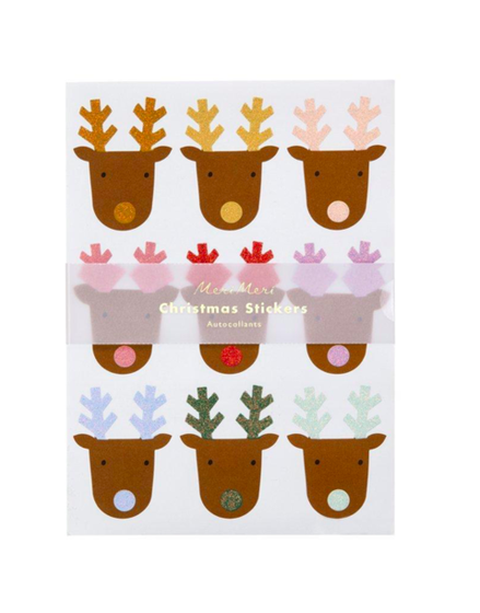 Meri Meri AW19 Glitter Reindeer Sticker Sheets