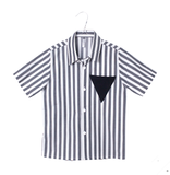 Motoreta Tilo Shirt with Black and White Stripes