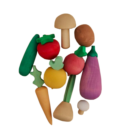Raduga Grez Wooden Toy Set - Vegetables