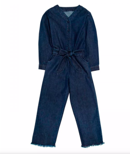 The New Society Lana Embroidered Jumpsuit Denim