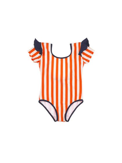 tinycottons SS18 Strpes and frills Swimsuit